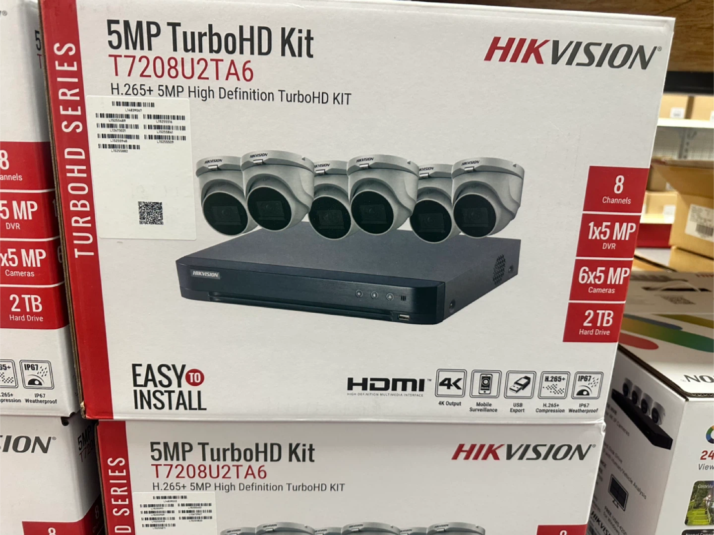 Hikvision 5MP TurboHD Kit T7208U2TA6