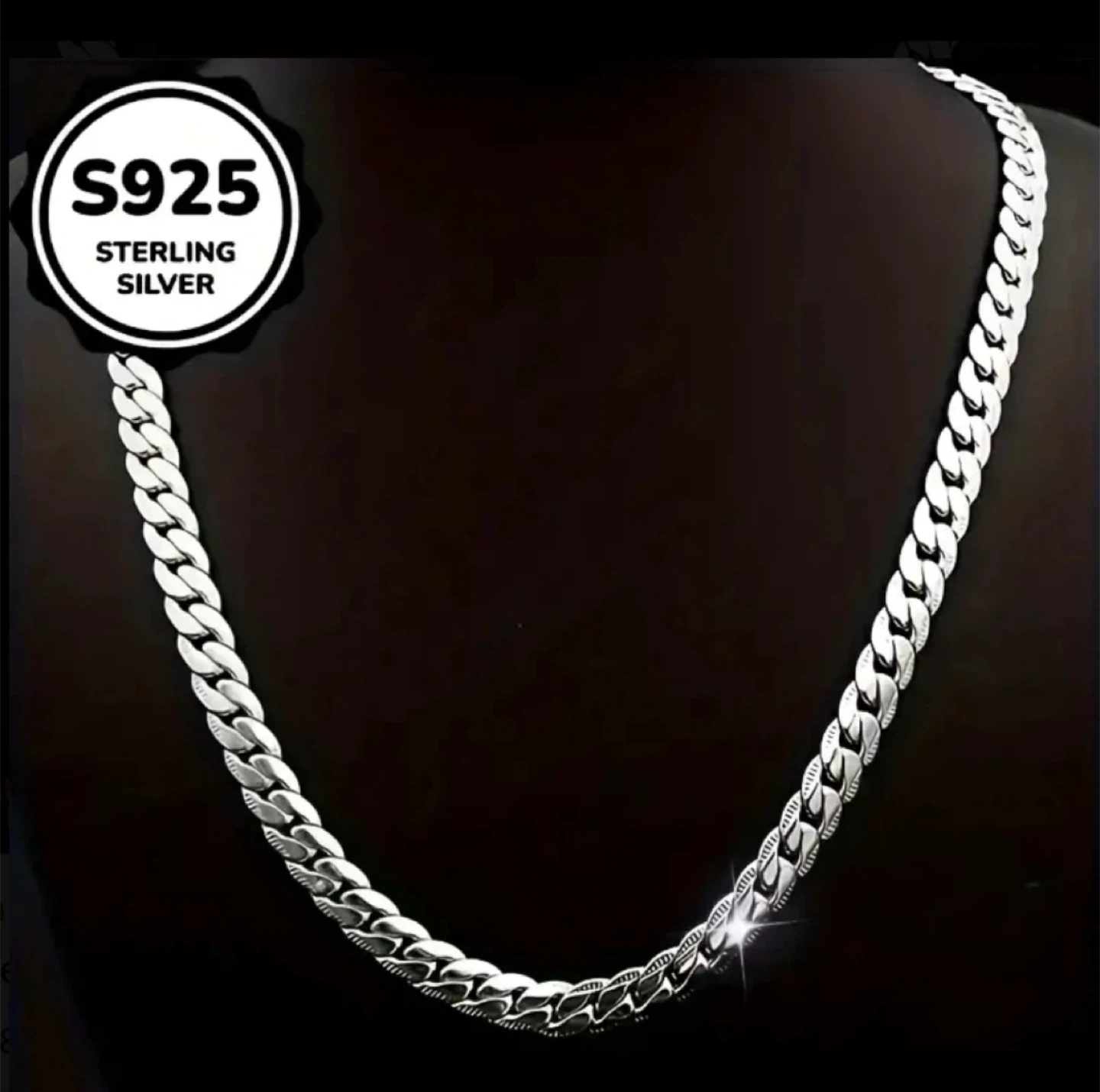 S925 Sterling Silver Chain $28