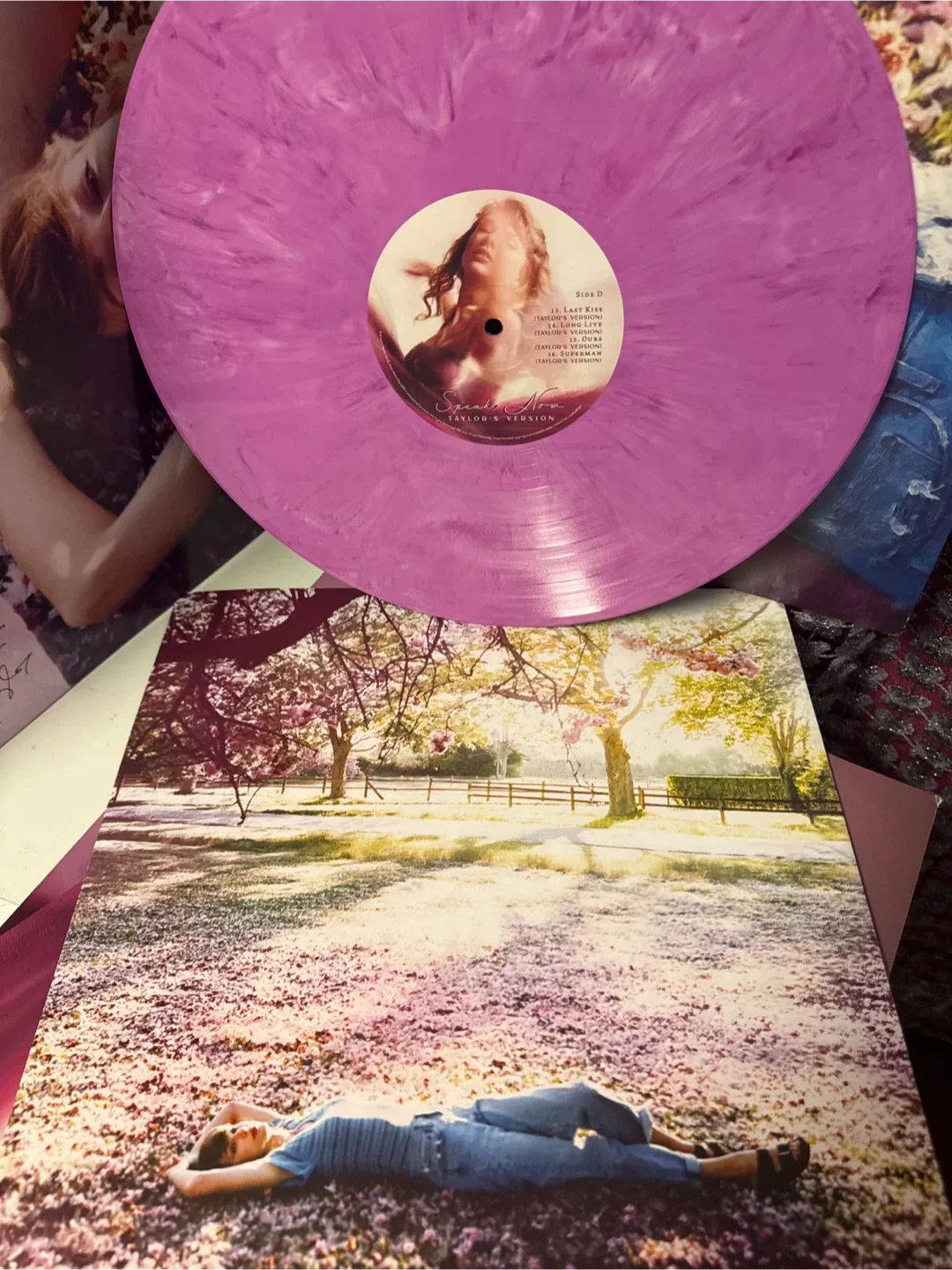 Taylor Swift Speak Now Vinyl - Lavender Marbled image indicator(5)