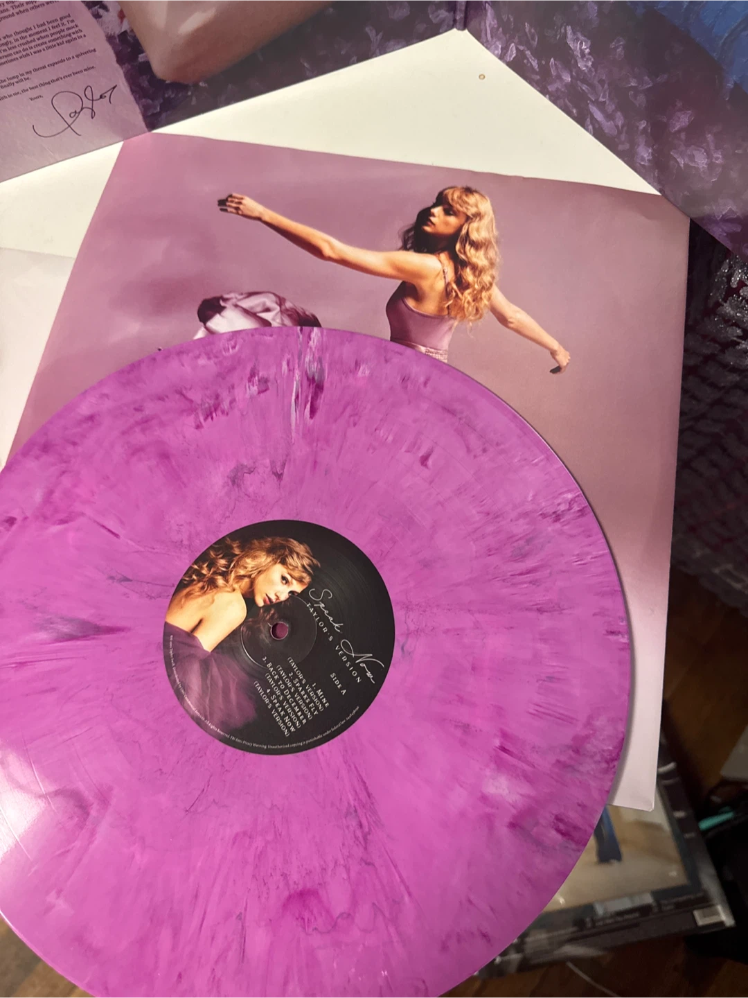 Taylor Swift Speak Now Vinyl - Lavender Marbled - photo 2