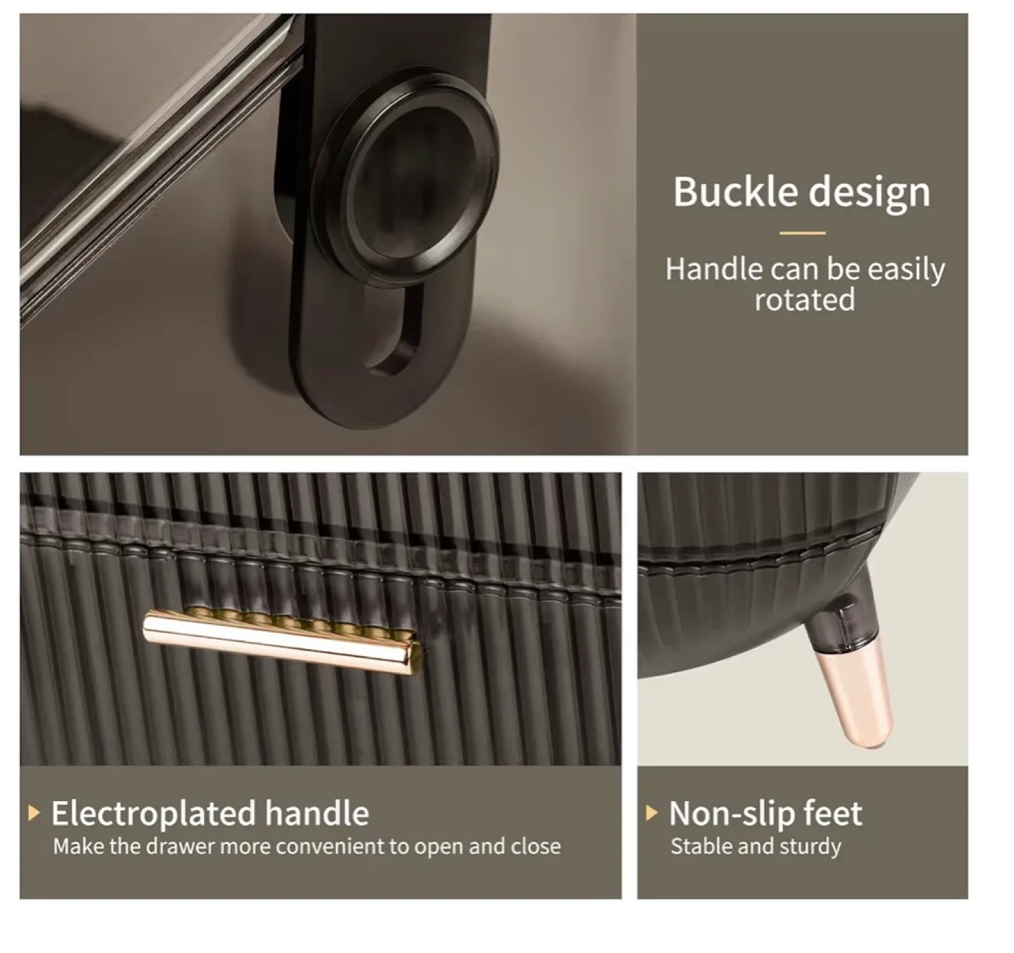 CANITORON Makeup Organizer - Large Capacity image indicator(2)