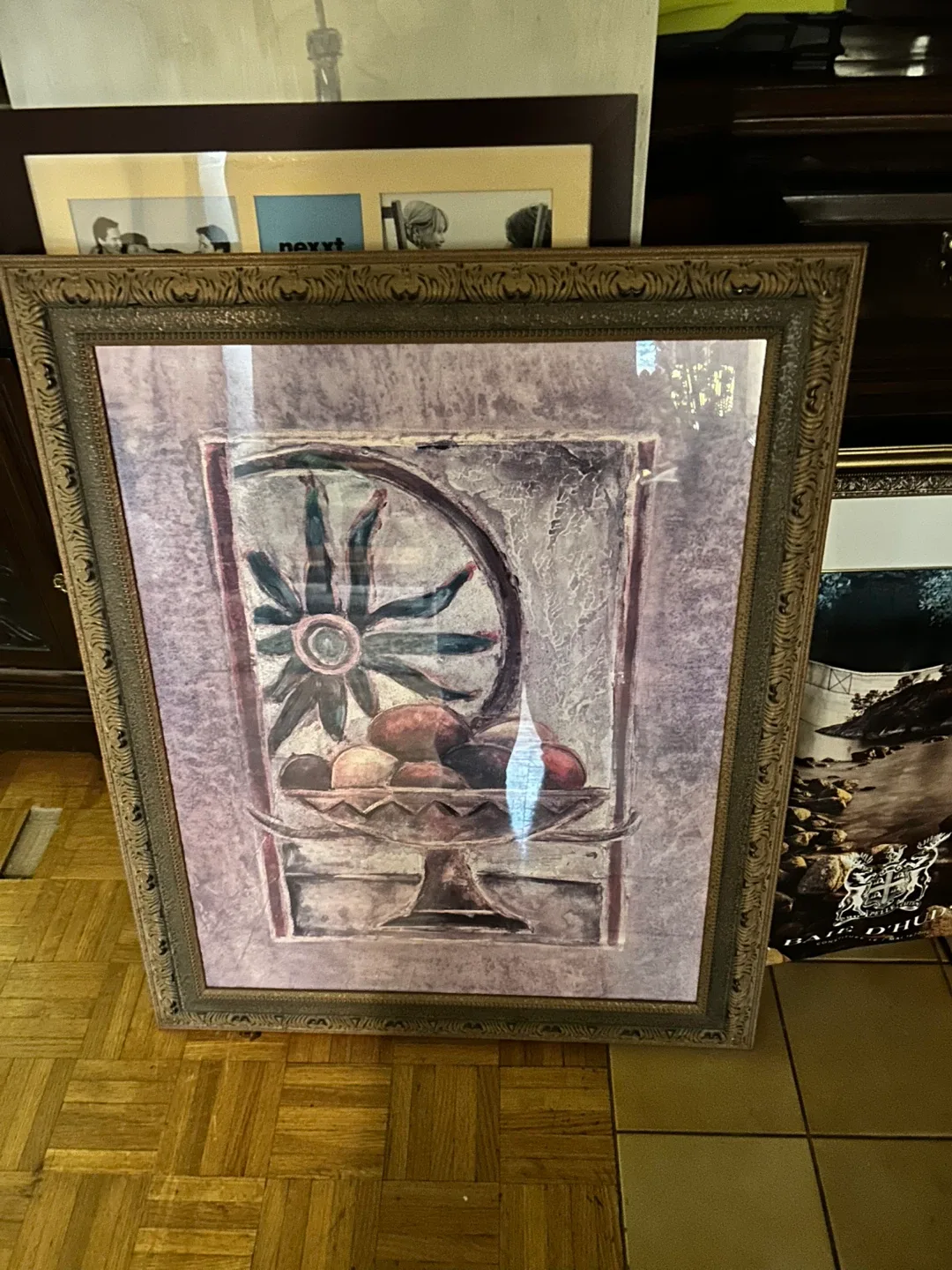 Framed Fruit Still Life Print Large thumbnail