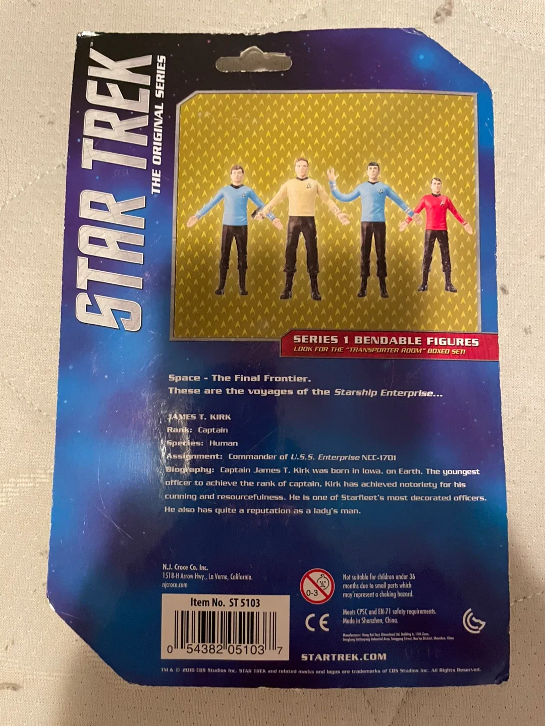 Star Trek Bendable Figure - James T. Kirk image indicator(2)