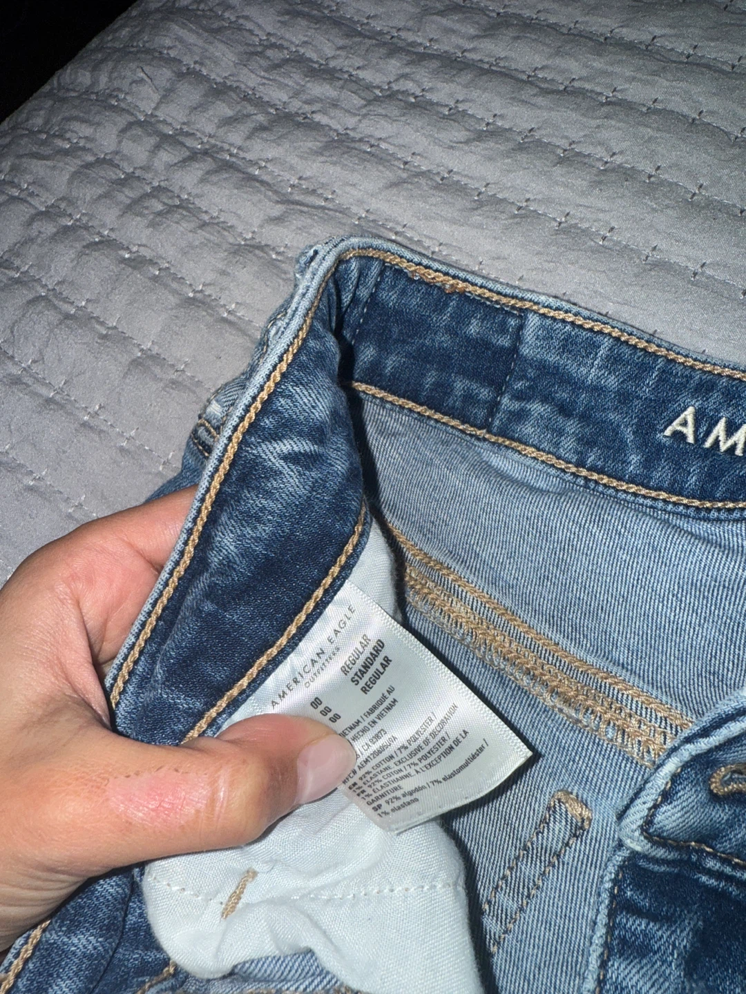 American Eagle Stretch Flare Jeans Size 00 - photo 3