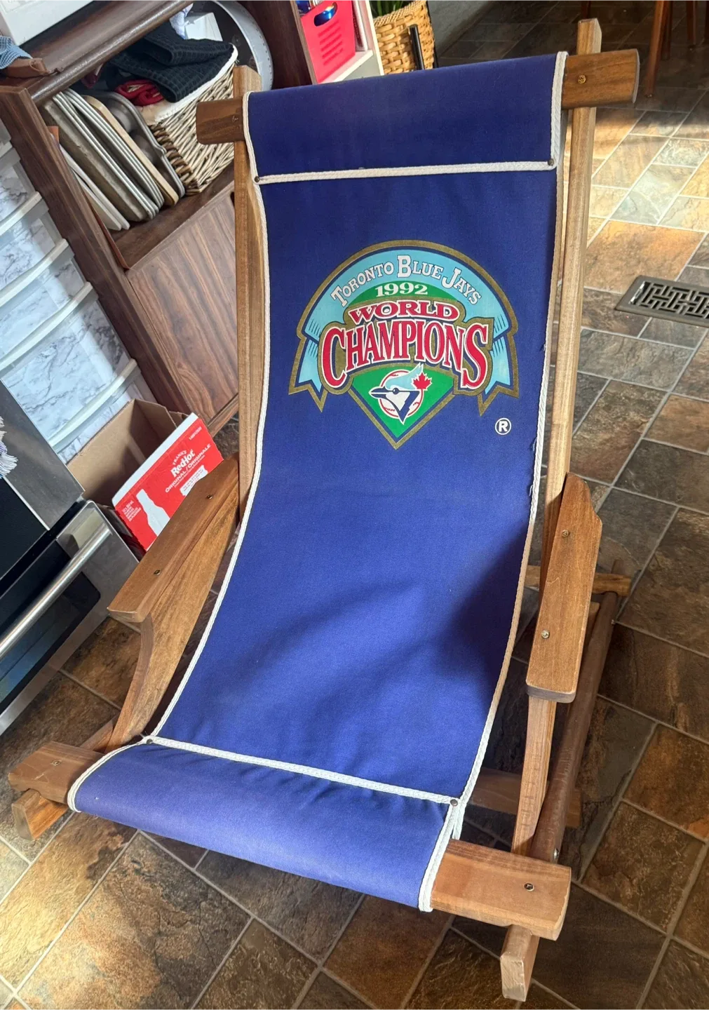 1992 Toronto Blue Jays sling back chair image indicator(3)