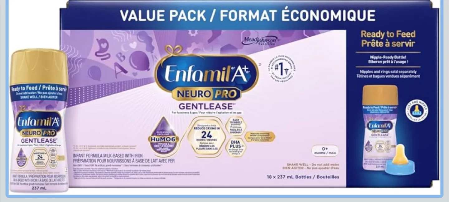 Enfamil A+ NeuroPro Gentlease Baby Formula – 18 Bottles image indicator(2)