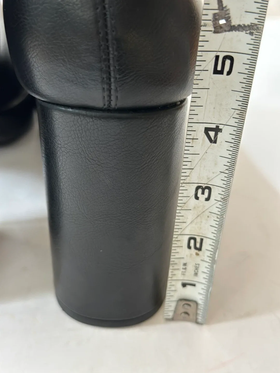 BNIB Vegan Black Platform Ankle Boots - Size 9 image indicator(3)