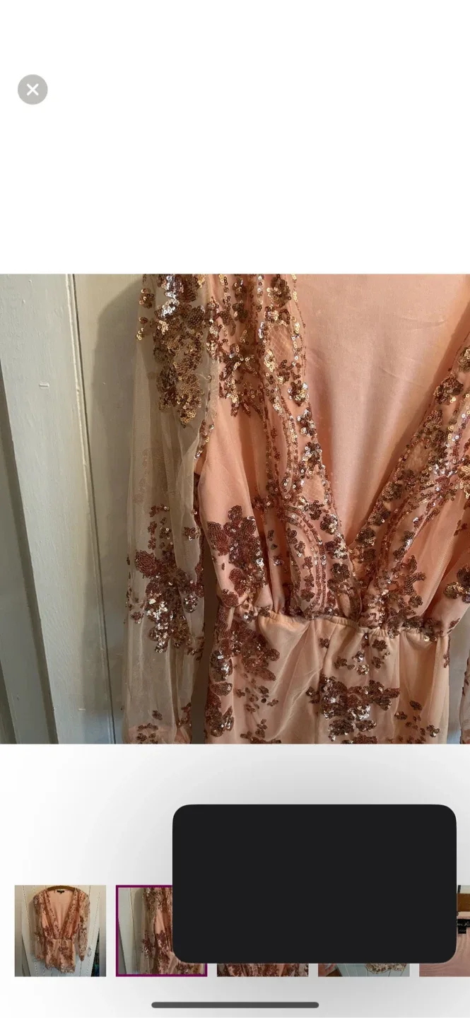 Moon Lite XS Sequin Romper image indicator(2)