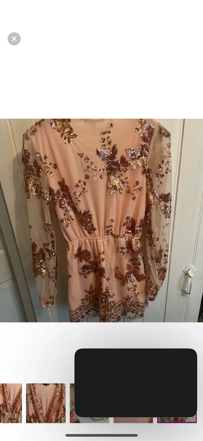 Moon Lite XS Sequin Romper image indicator(6)