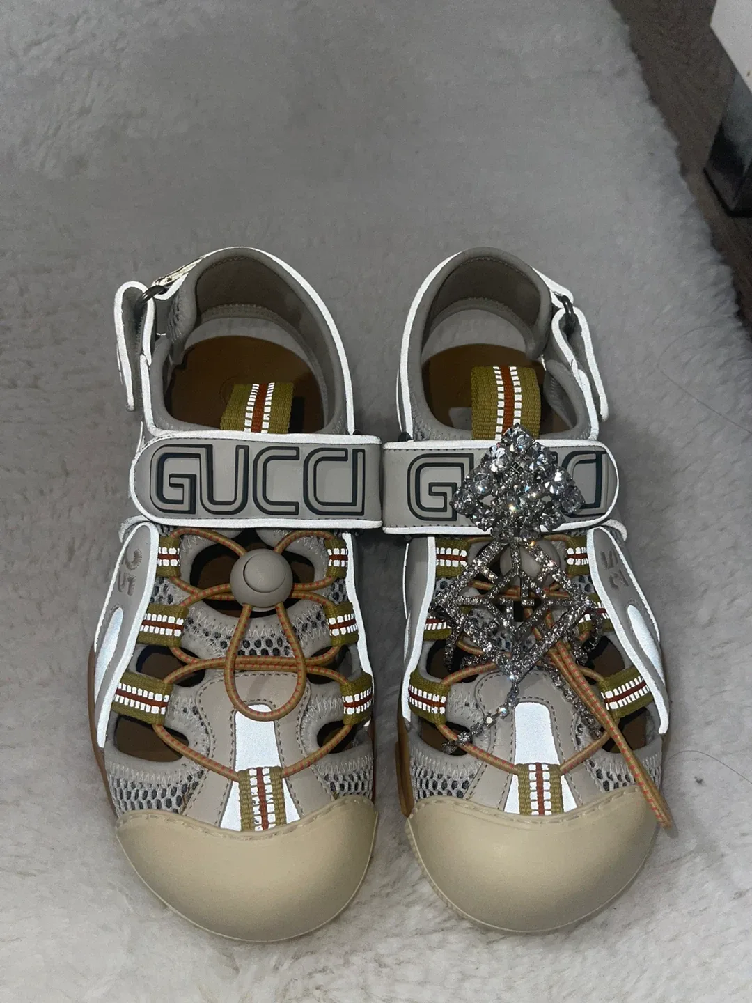 Gucci Tinsel Sport Sandals Size 35 image indicator(2)