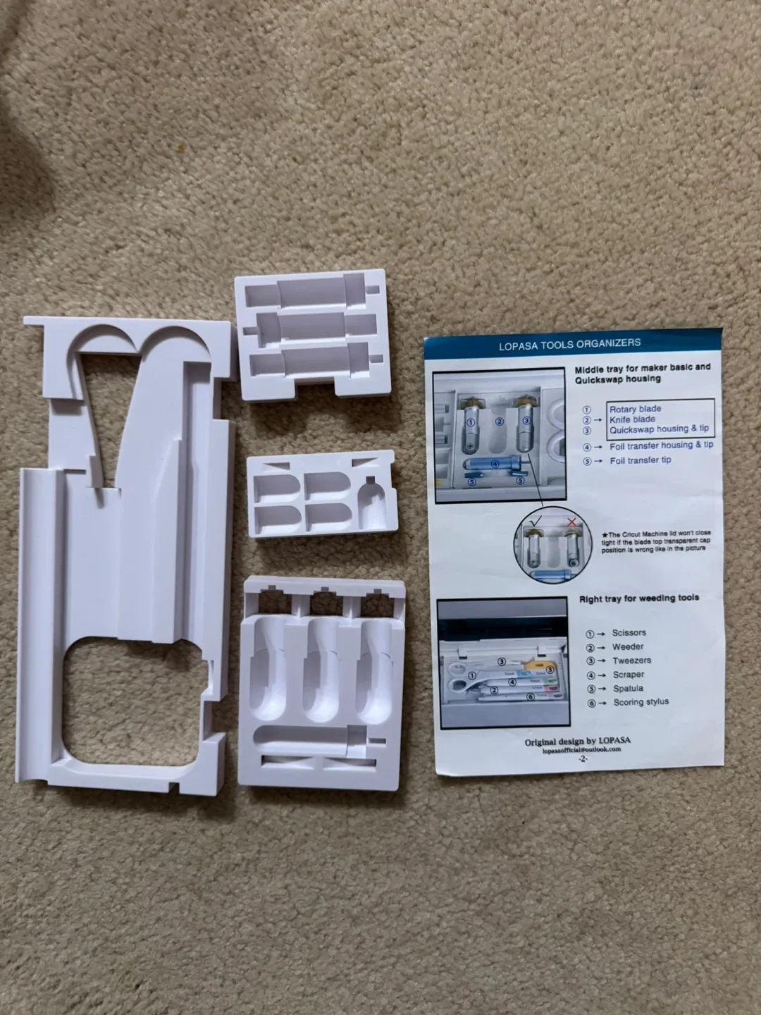 Cricut organizer - LOPASA Tools Organizer