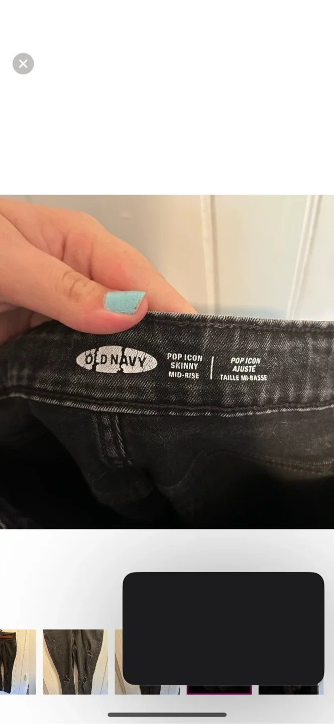 Old Navy Pop Icon Skinny Jeans - Size 8 image indicator(4)