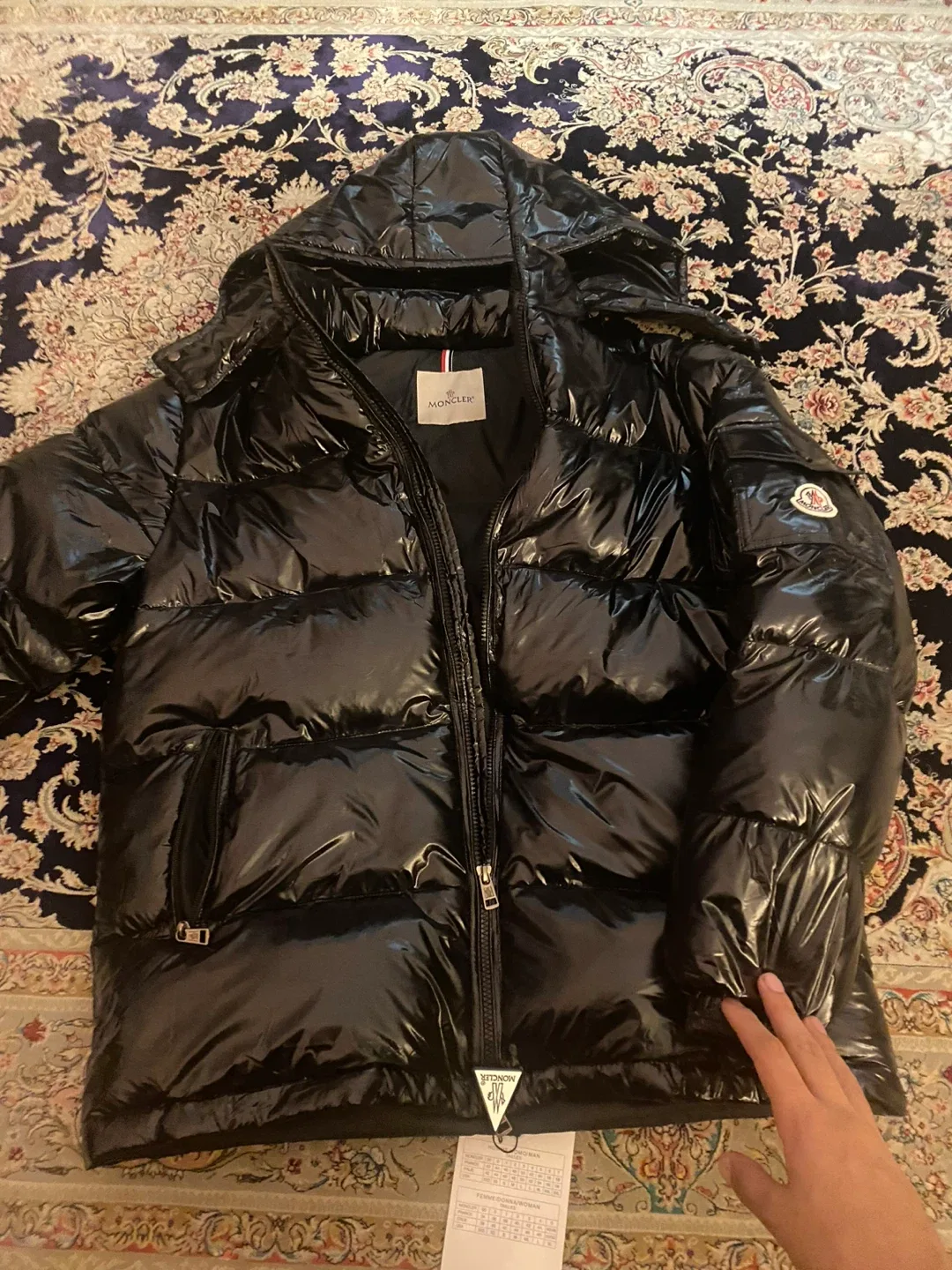 Moncler Black Puffer Jacket image indicator(4)