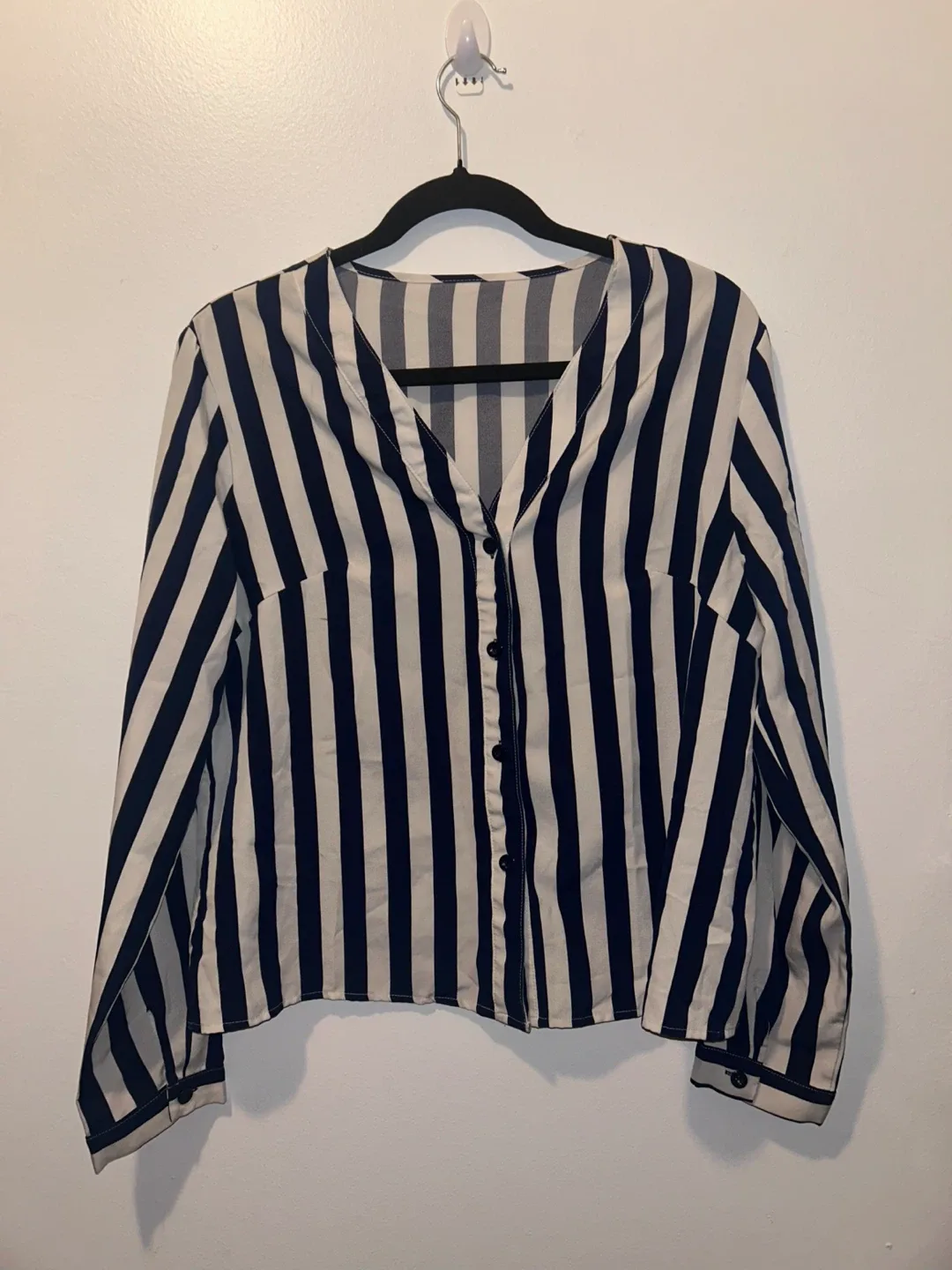 Striped Long Sleeve Blouse thumbnail