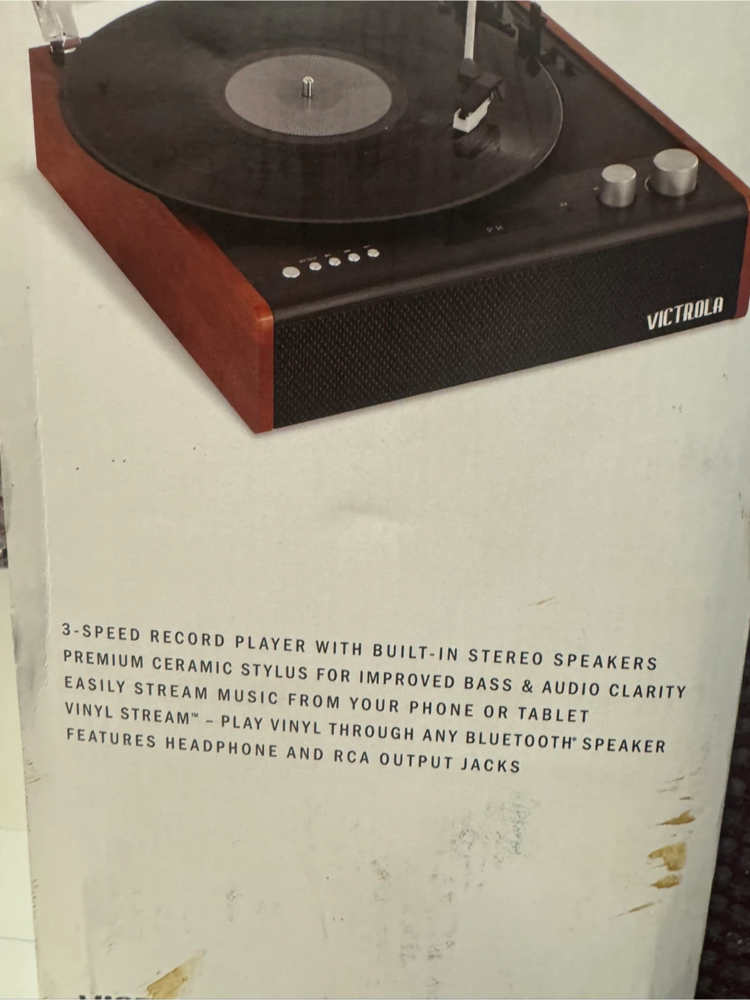 Victrola Brighton 3-Speed Record Player - Bluetooth Streaming - photo 4