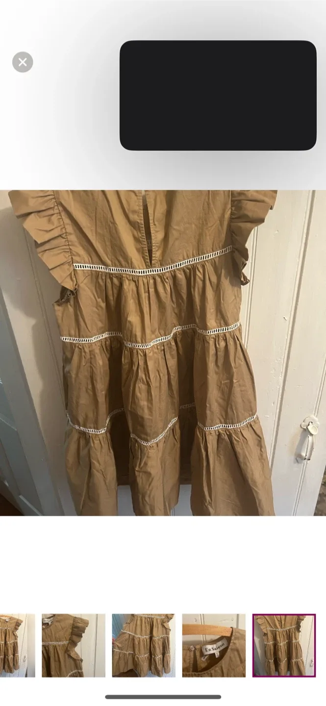 En Saison Brown Dress - Size S image indicator(5)