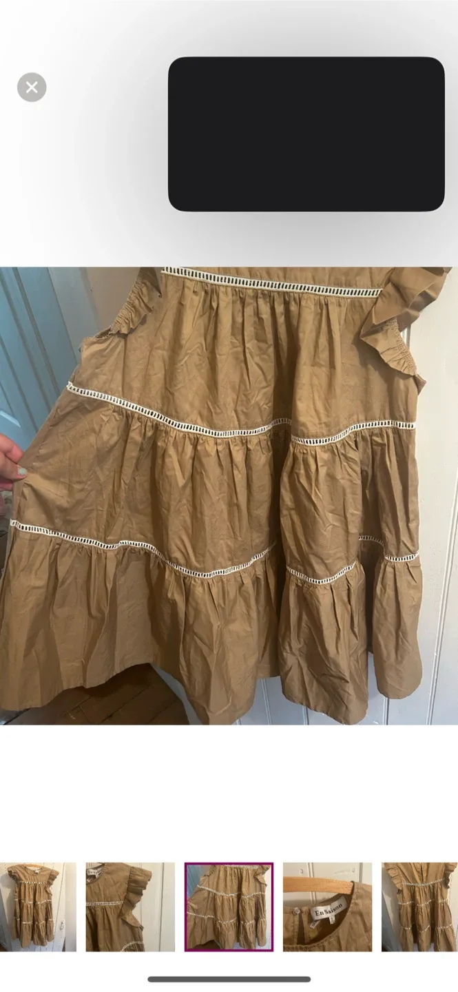 En Saison Brown Dress - Size S image indicator(3)