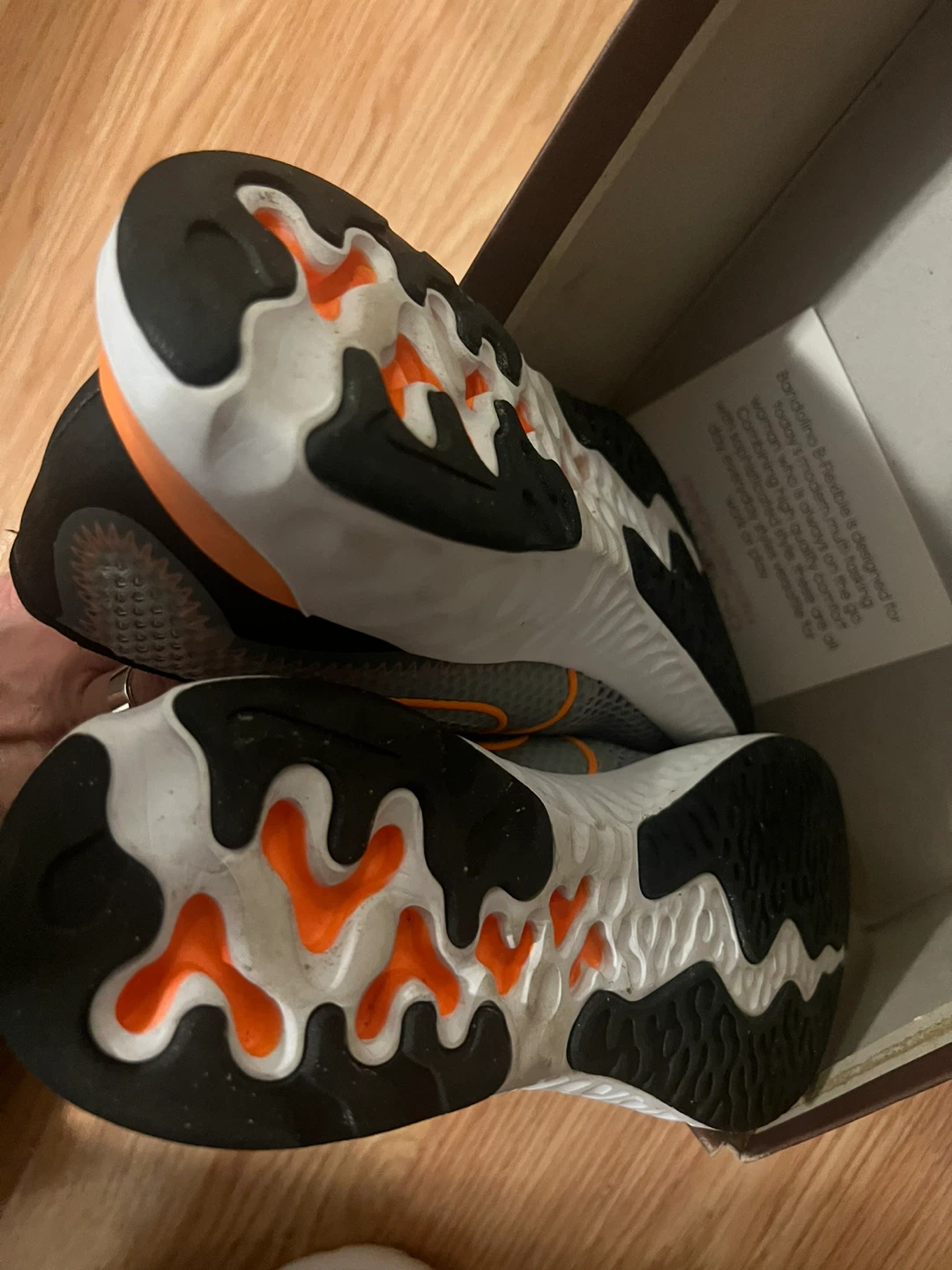 Nike Renew 5 Toddler Sneakers - Gray/Orange - photo 3