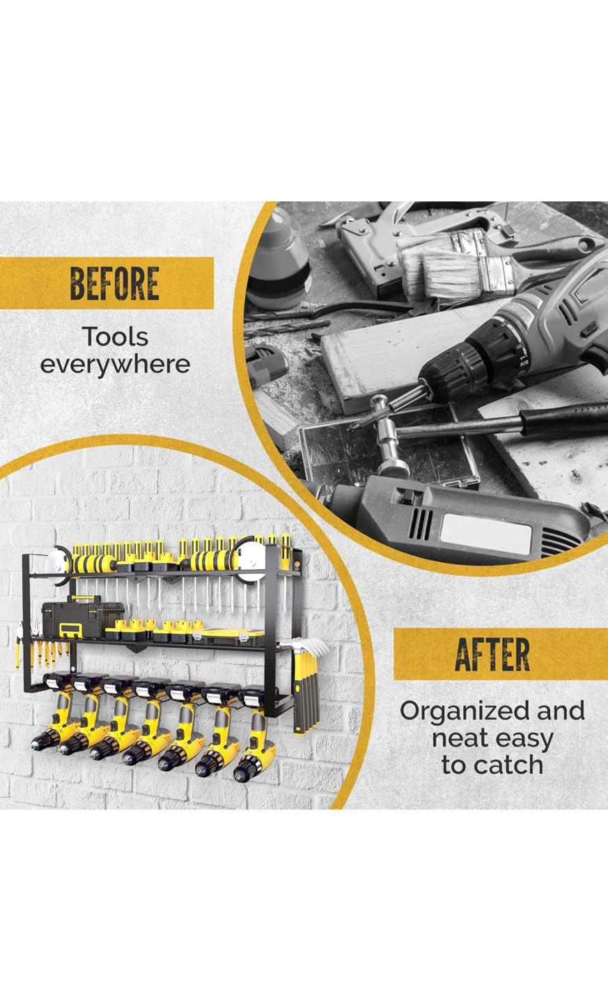 Wall Mounted Tool Organizer Rack - photo 2