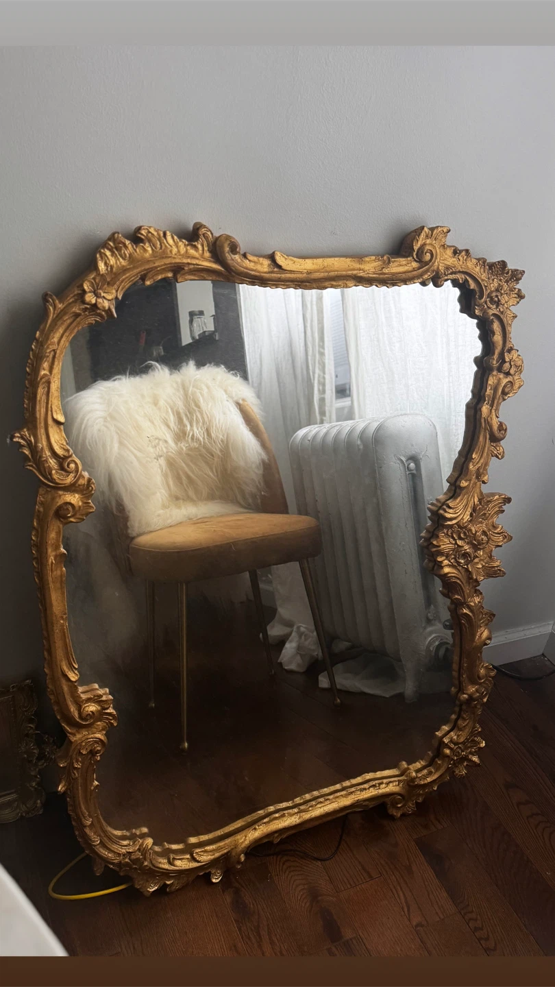 Gold Ornate Framed Mirror