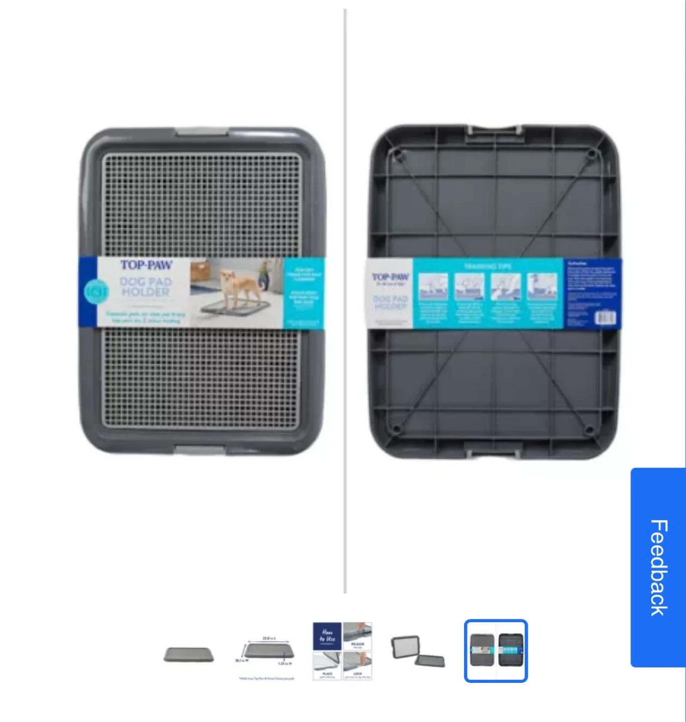 Puppy / small dog supplies - car seat, sling & pee pad tray image indicator(4)