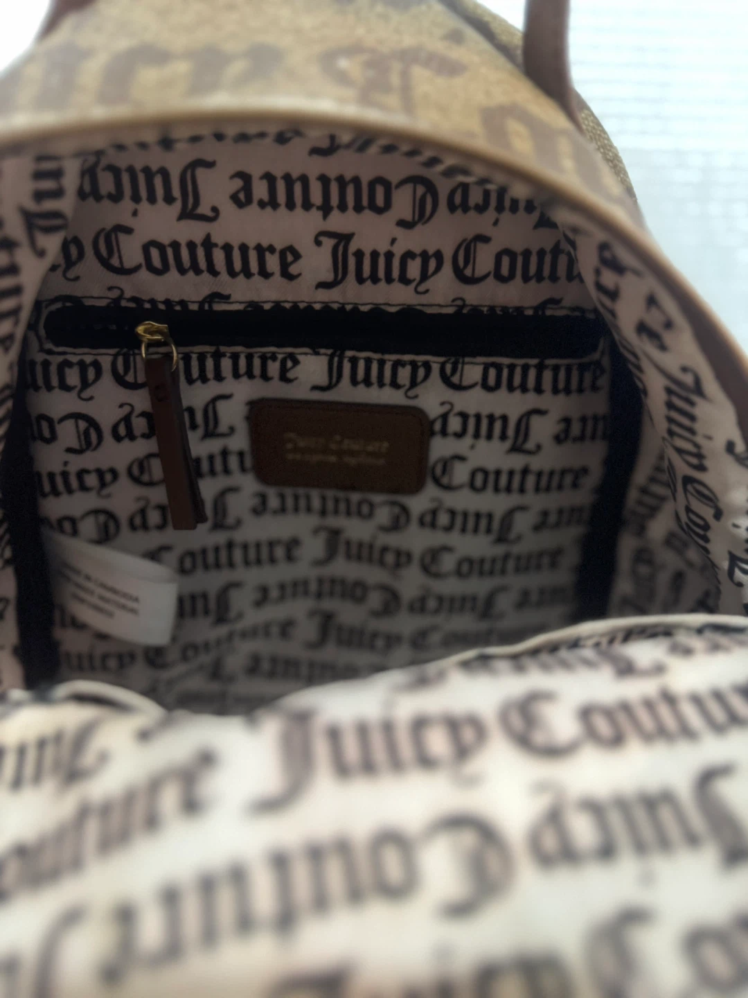 Used good Juicy Couture Brown Mini Backpack - photo 3