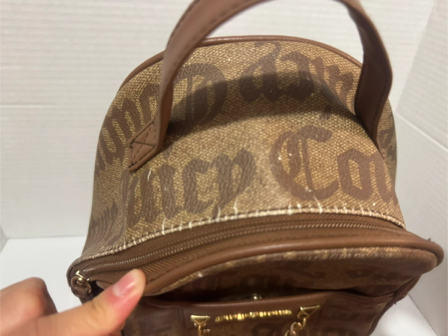 Used good Juicy Couture Brown Mini Backpack - photo 4