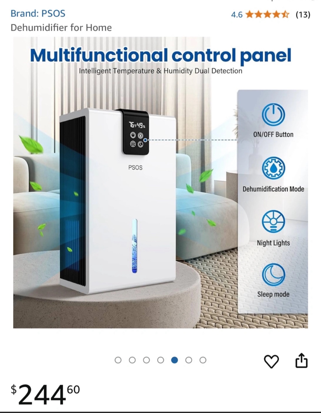 Brand-New Home Dehumidifier – Efficient & High-Performance - photo 4