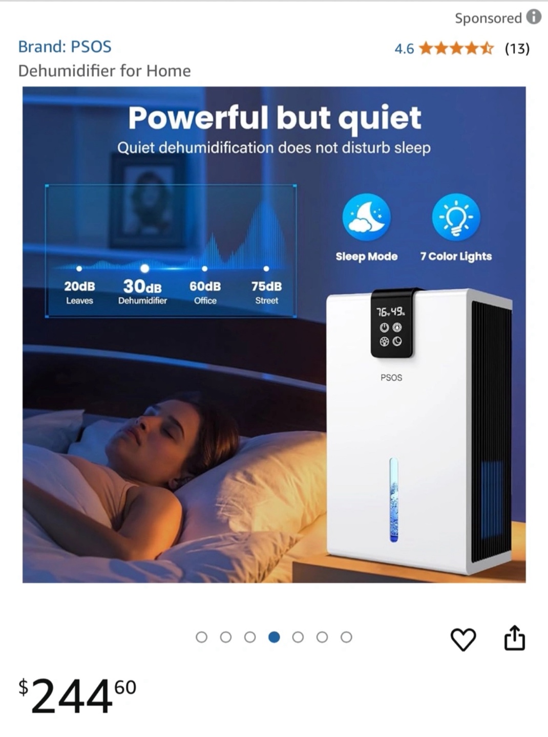 Brand-New Home Dehumidifier – Efficient & High-Performance - photo 2