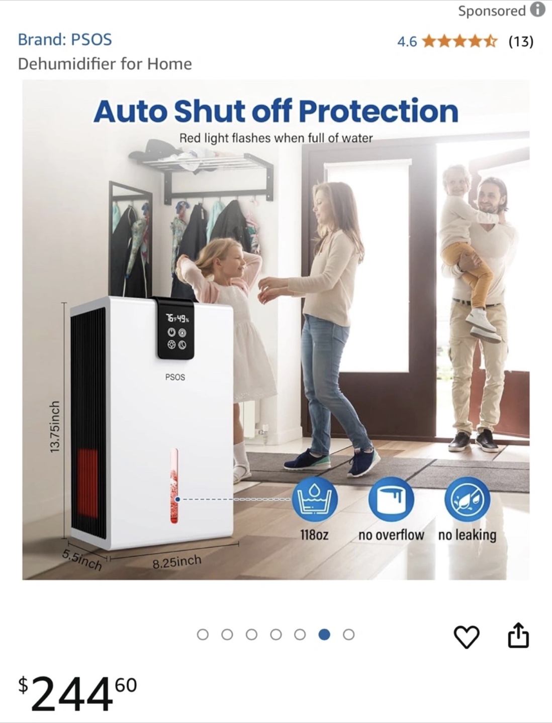 Brand-New Home Dehumidifier – Efficient & High-Performance - photo 3