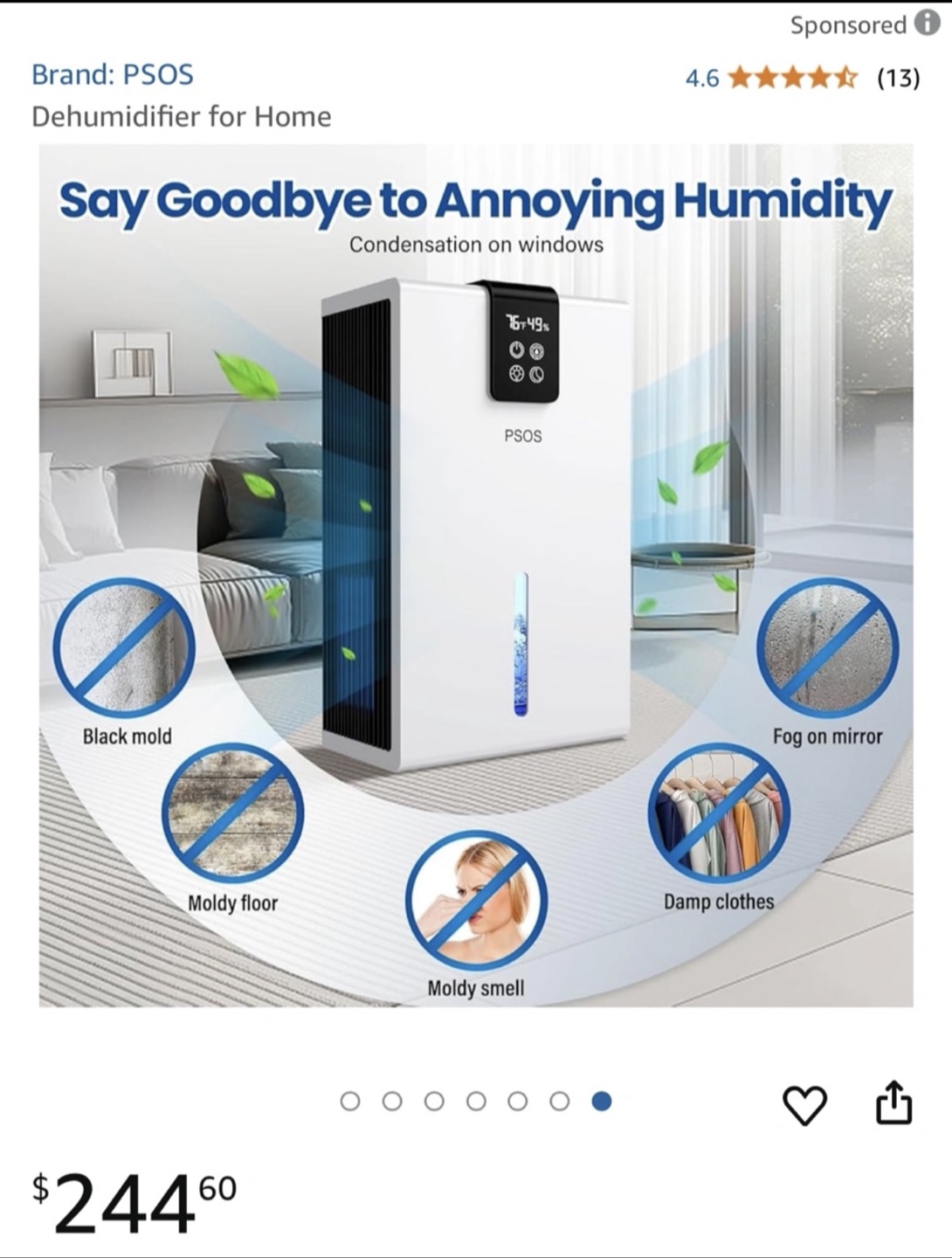 Brand-New Home Dehumidifier – Efficient & High-Performance - photo 5
