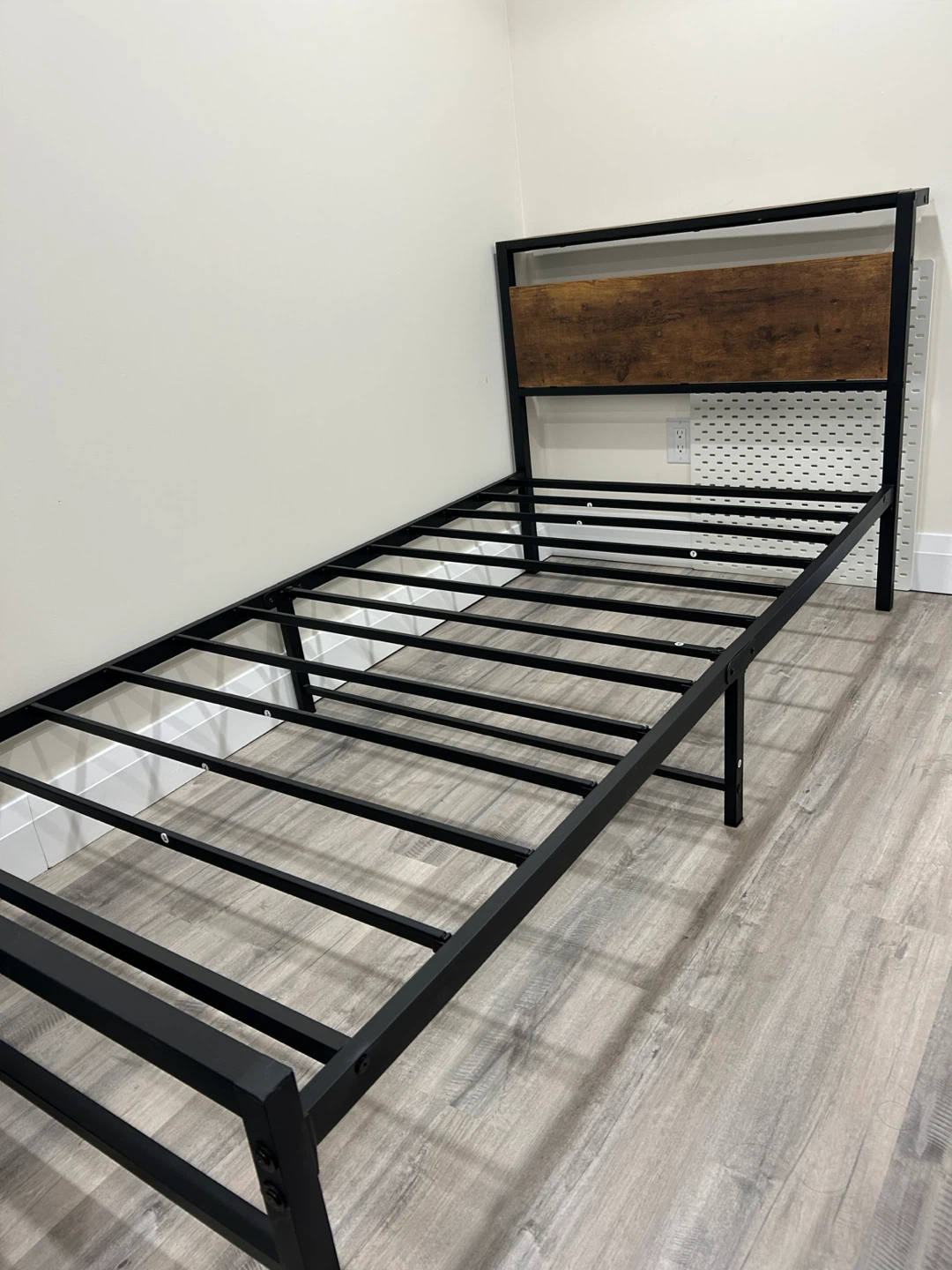 Twin mattress and frame