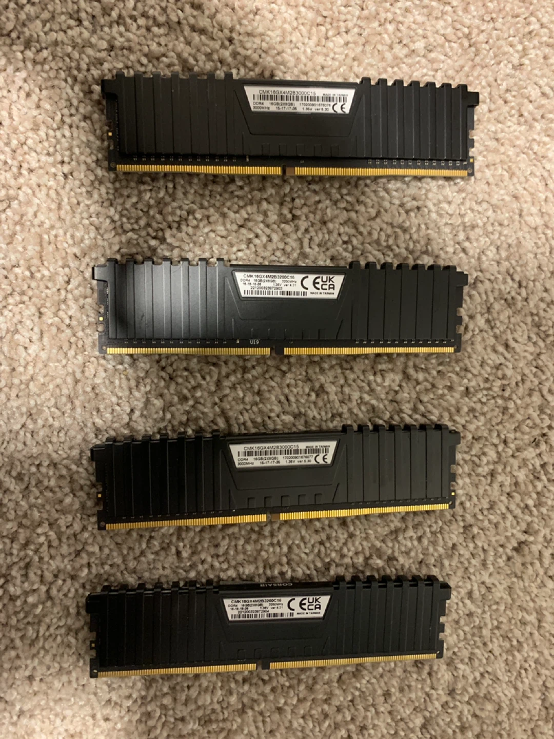 Vengance LPX DDR4 ram (4x) - photo 2
