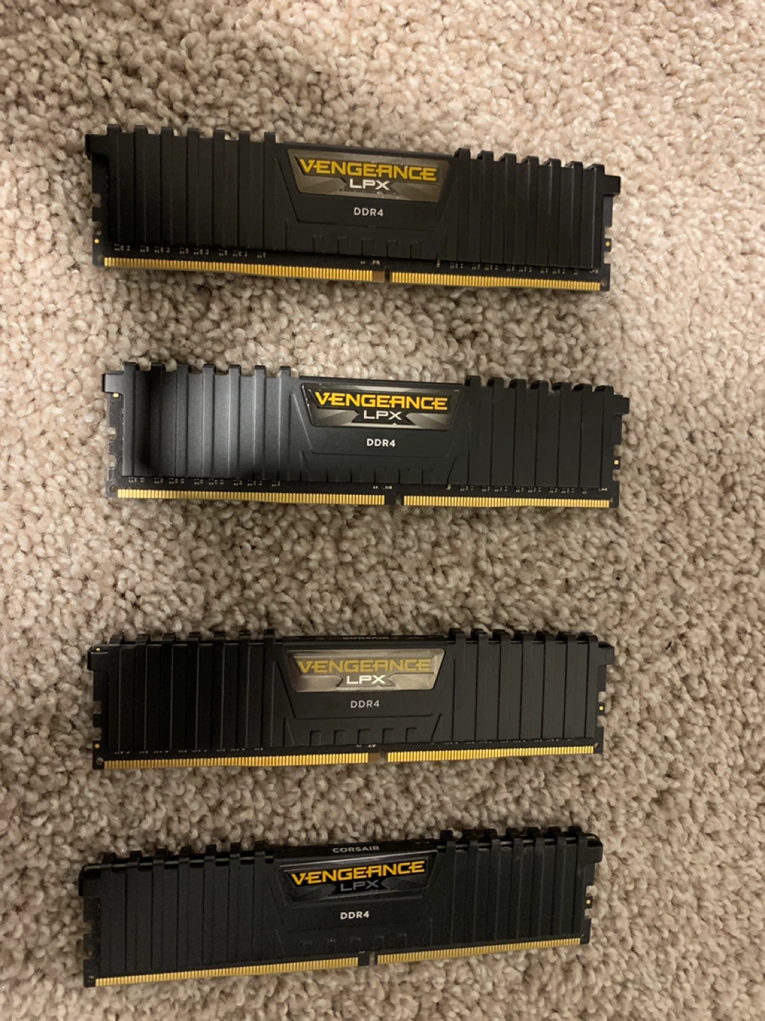 Vengance LPX DDR4 ram (4x)