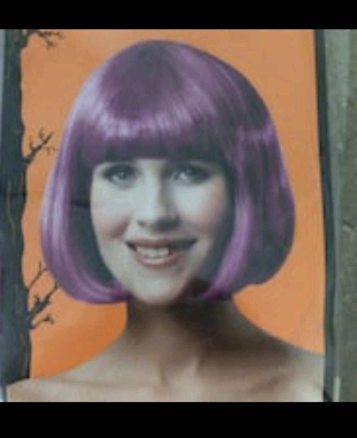 Purple Bob Wig - New 🥕