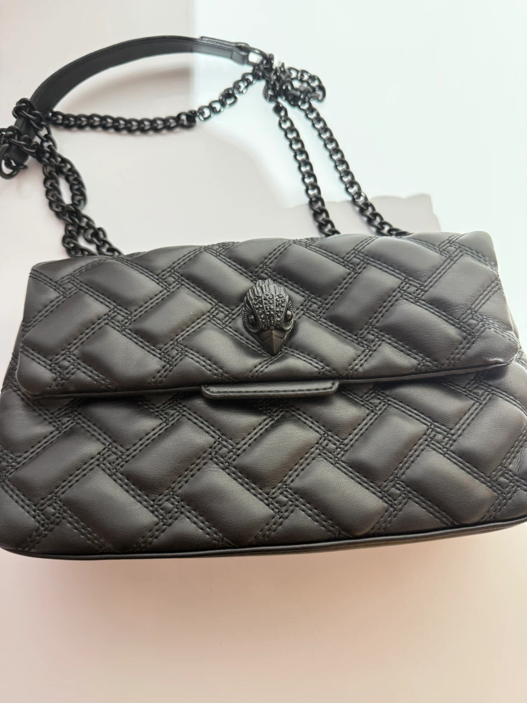 Kurt Geiger London Black Quilted Shoulder Bag