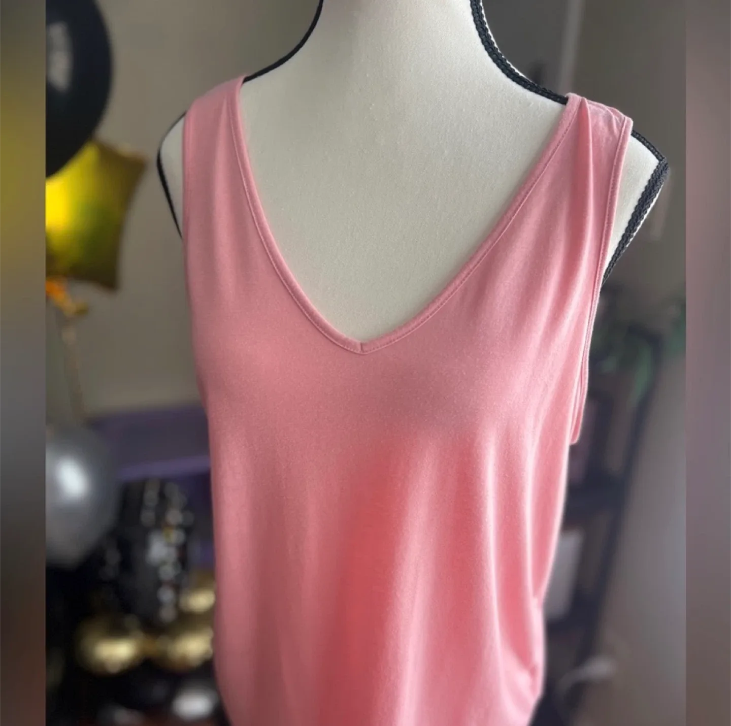 Joe Fresh Pink Tank Top thumbnail