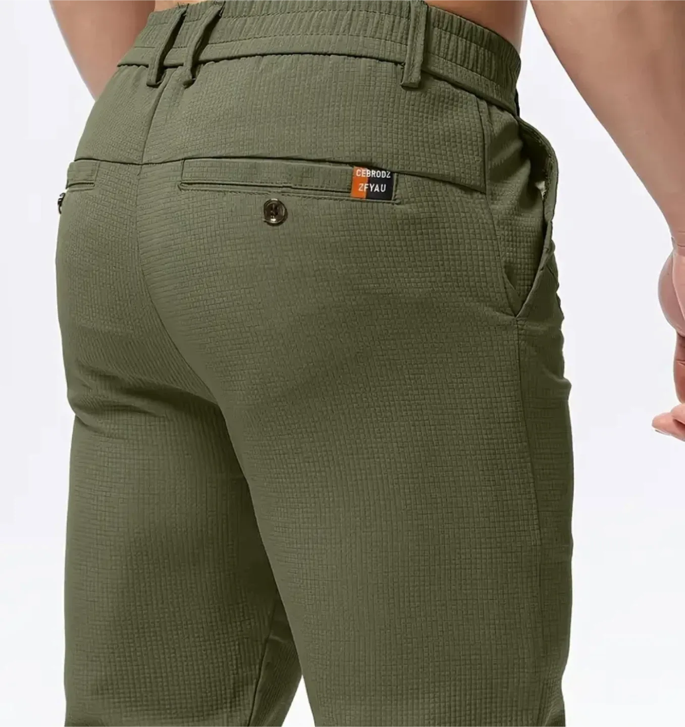 Green Casual Pants - Size 32 image indicator(3)