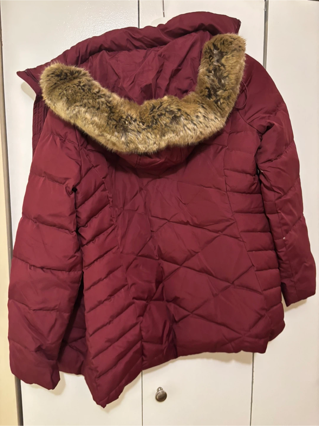 Calvin Klein Burgundy Puffer Jacket - photo 2