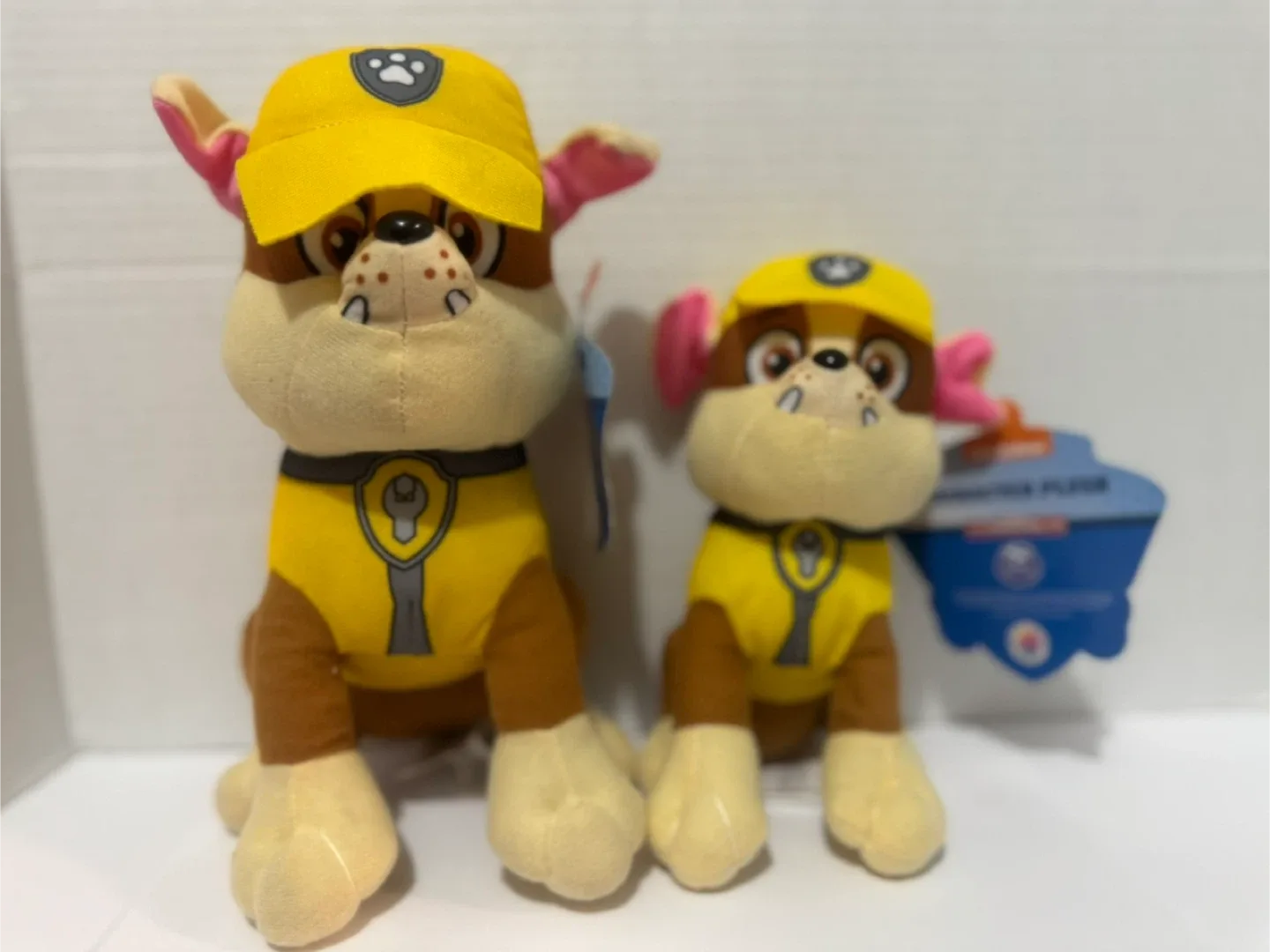 Paw Patrol Rubble Plushies - Set of 2 thumbnail