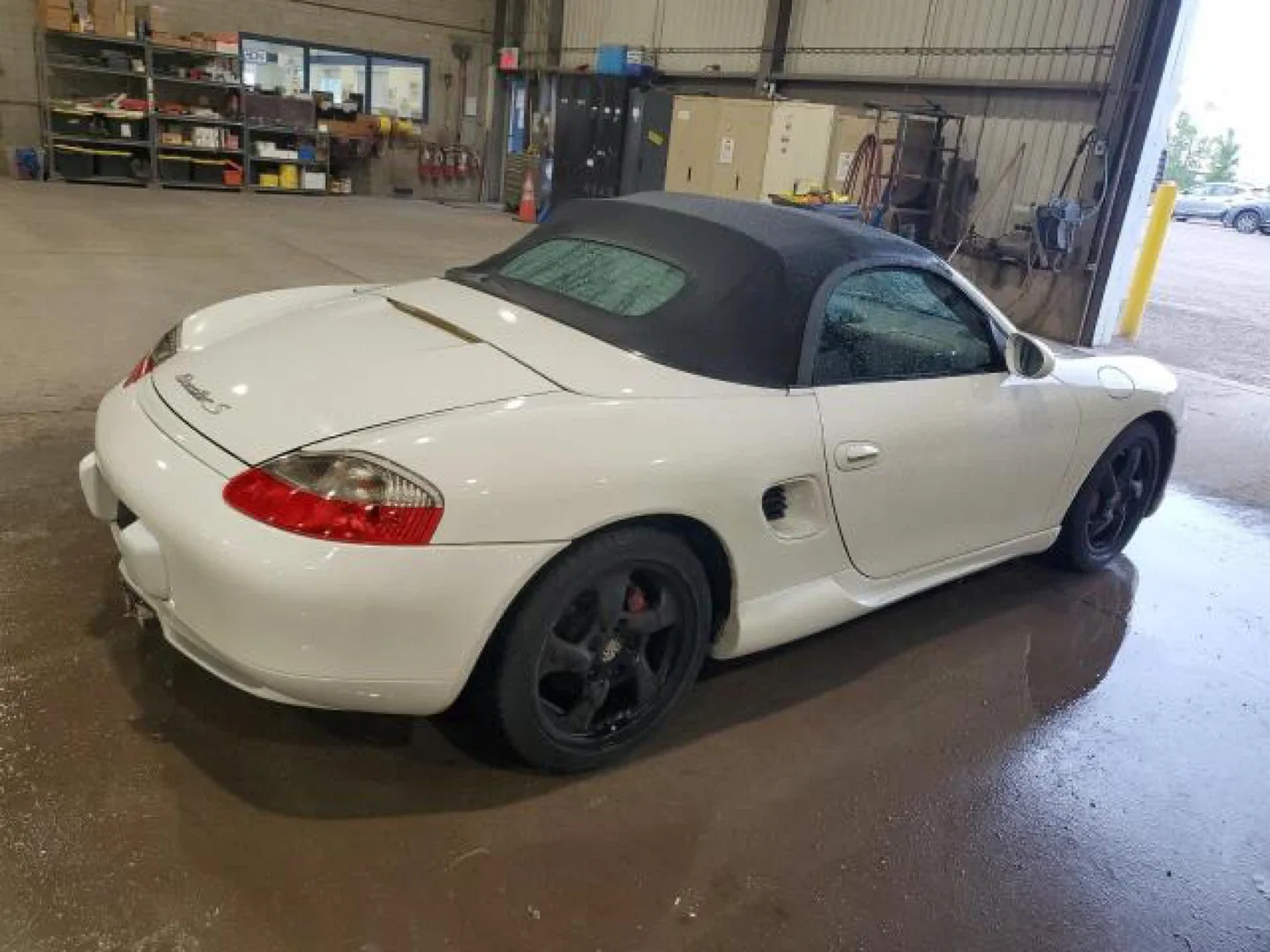 2002 Porsche Boxster S White Convertible AS-IS image indicator(3)