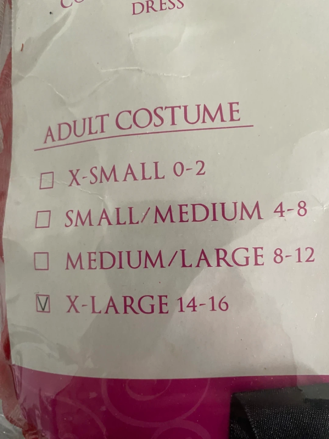 Spirit Halloween Racy Red Riding Hood Costume XL - photo 2