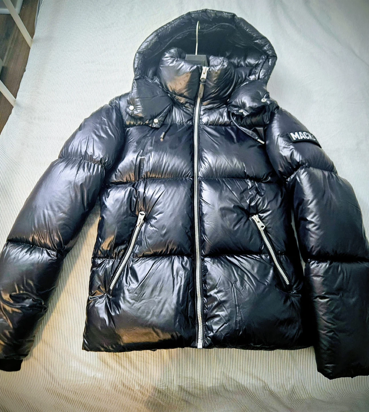 Mackage Kent-Z Black Puffer Jacket Size 36 - photo 2