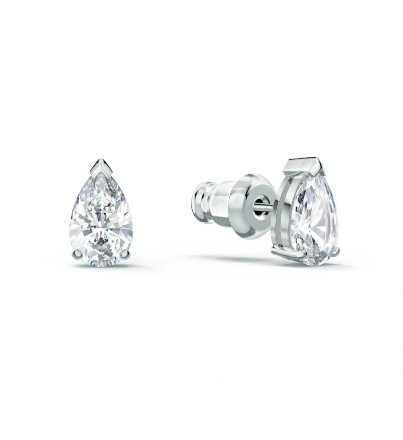 Swarovski pear shaped stud Earrings ‼️last price ‼️ image indicator(2)