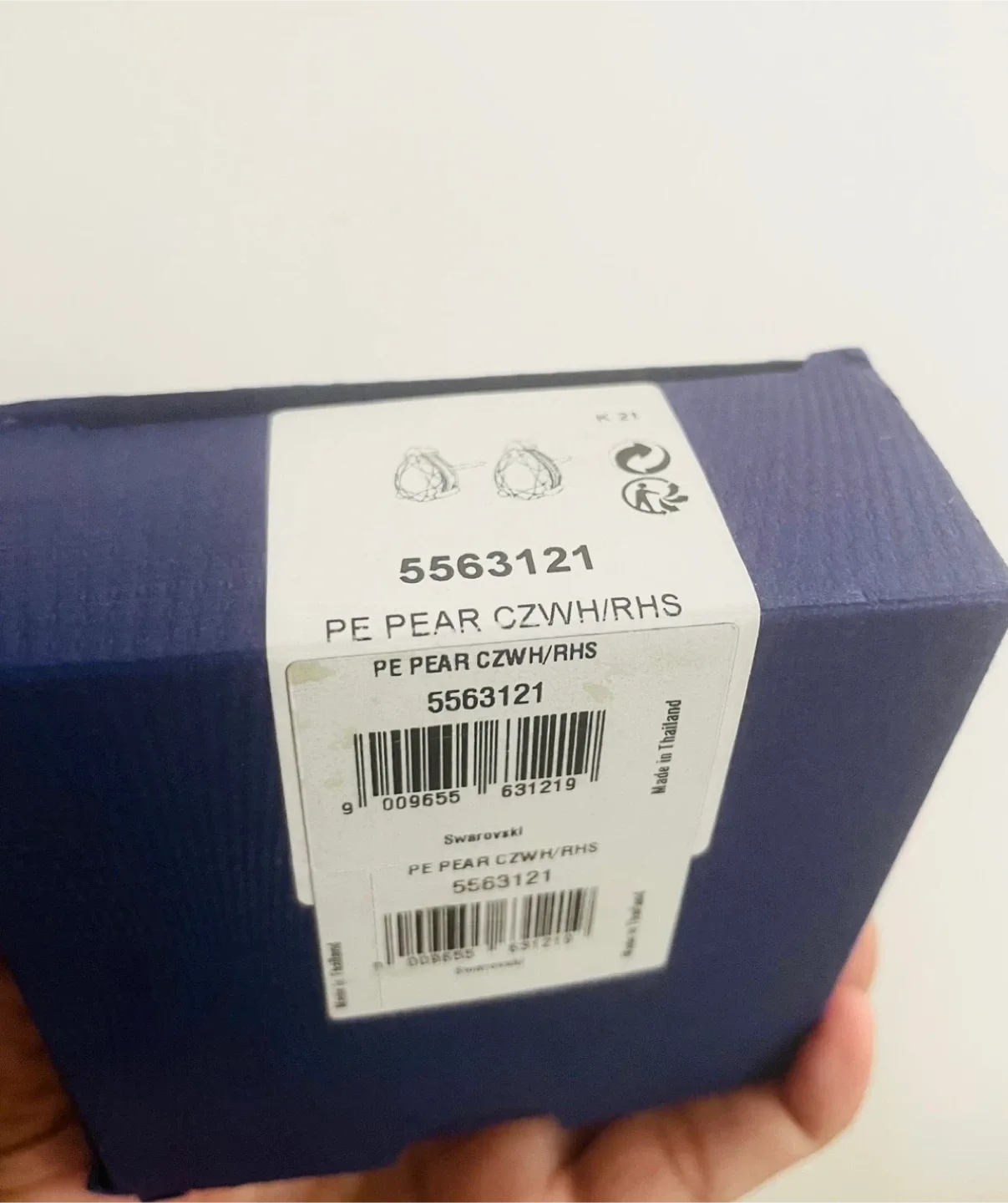 Swarovski pear shaped stud Earrings ‼️last price ‼️ image indicator(4)