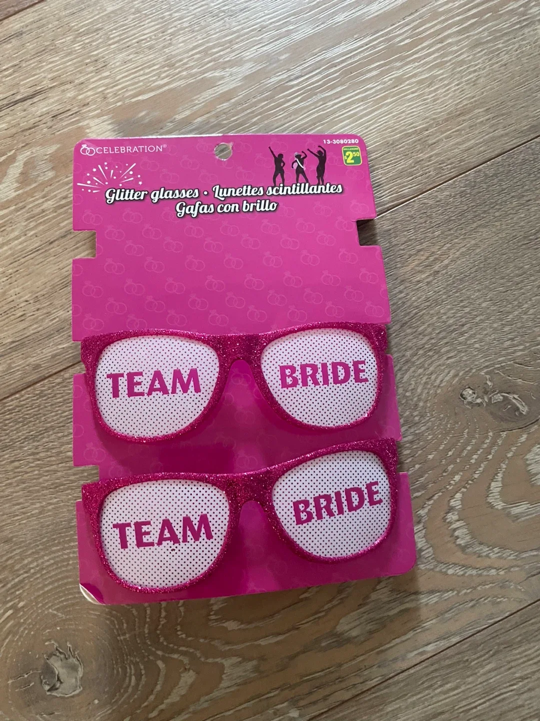 🥕Celebration Glitter Glasses - Team Bride thumbnail