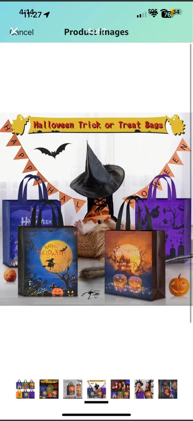 Halloween Trick or Treat Bags - brand new, 9 pieces image indicator(4)