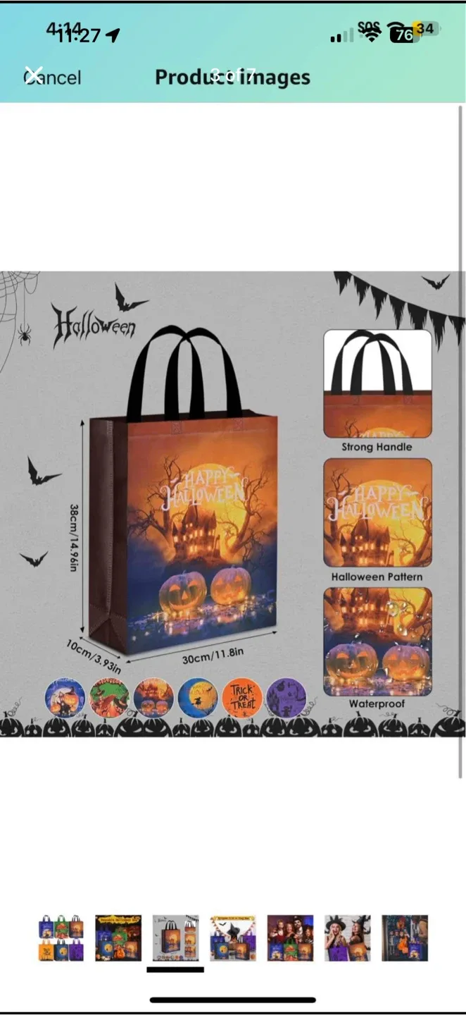 Halloween Trick or Treat Bags - brand new, 9 pieces image indicator(3)