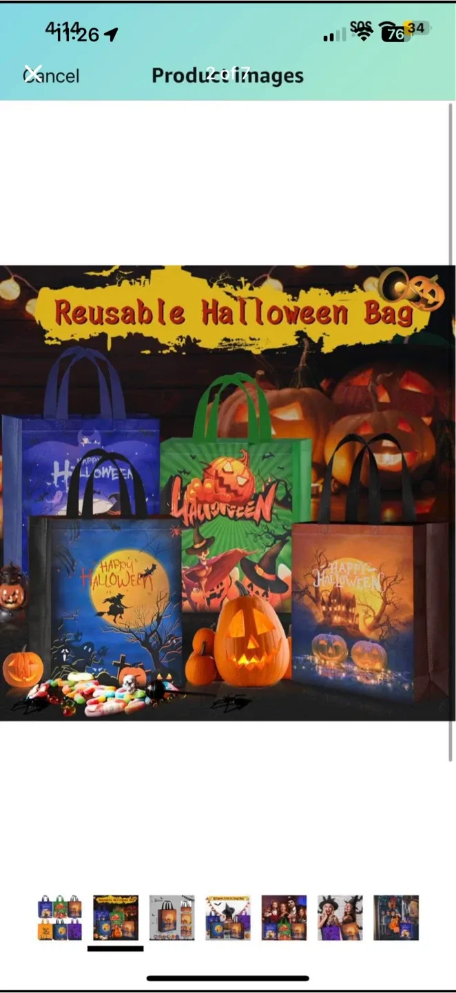 Halloween Trick or Treat Bags - brand new, 9 pieces image indicator(2)
