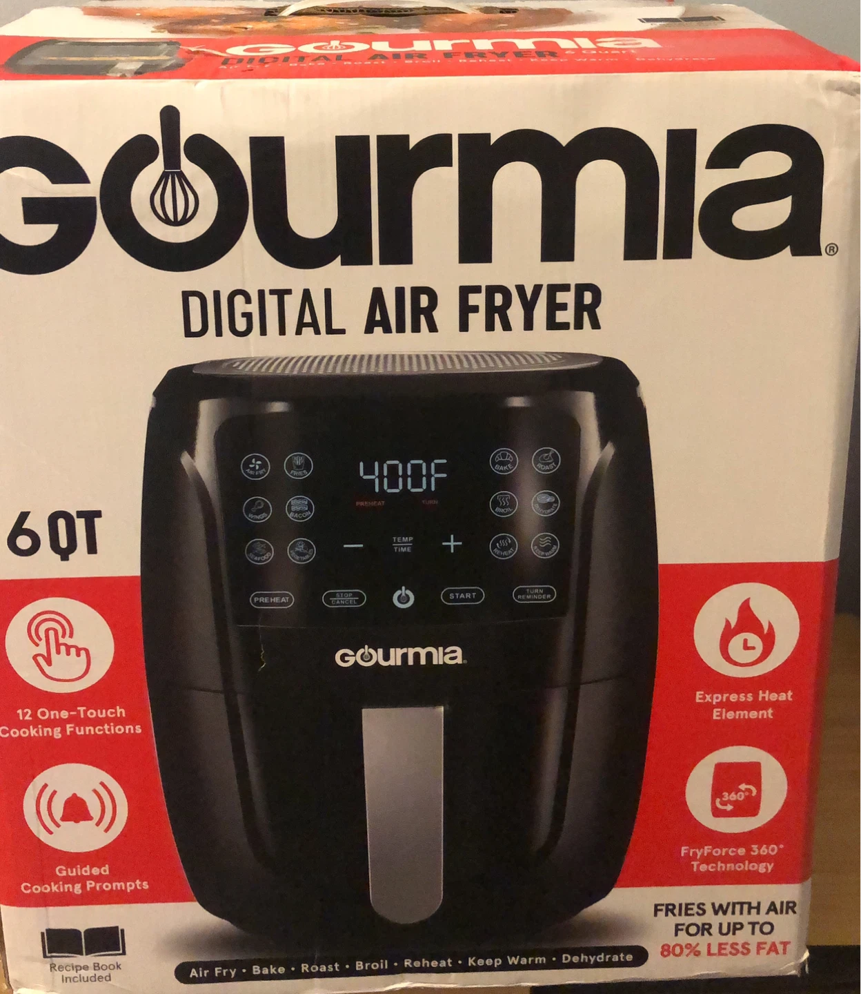 Gourmia 6QT Digital Air Fryer